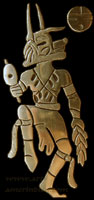 Hopi Dancer sur un bijou amrindien Hopi