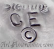 CE mark on jewelry is Constance - Connie - Epaloose Zuni Indian Native American hallmark