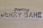 Jerry Bahe Navajo hallmark on native american jewelry