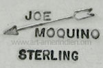 Joe Moquino Navajo mark on southwestern Jewelry