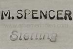 M Spencer mark for Mary Ann Spencer Navajo