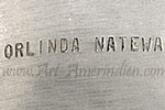 Orlinda Natewa Zuni hallmark on Native American jewelry