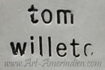 Tom Willeto navajo hallmark on indian jewelry